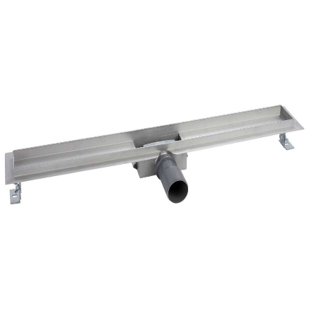 RVS Douchegoot 100 cm Vloerversie