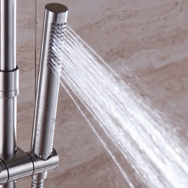 RVS opbouw regendouche handdouche Fall