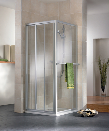 HSK Favorit Douchecabine Schuifdeur 3 delig met zijwand Dikte Afvoer Badkamer ~ HSK Favorit Douchecabine Schuifdeur 3 delig met zijwand