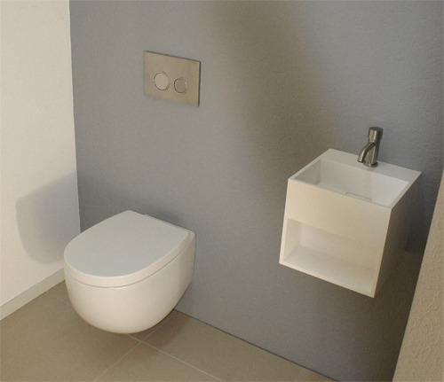 gastvrouw Zeestraat Waar Nic Design MILK Wandtoilet Rimfree mat wit, afneembare zitting met soft  close