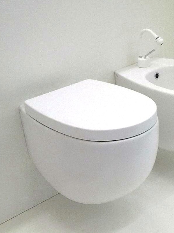 Nic Design MILK Serie, toilet in het glans wit