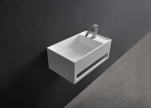 Solid Surface wastafels in Corian
