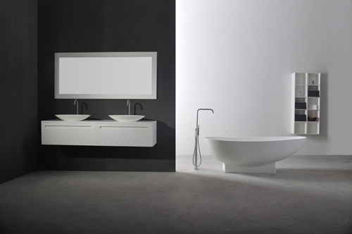 Solid Surface Talamanca Vrijstaand Bad 180 x 82 x 54 cm