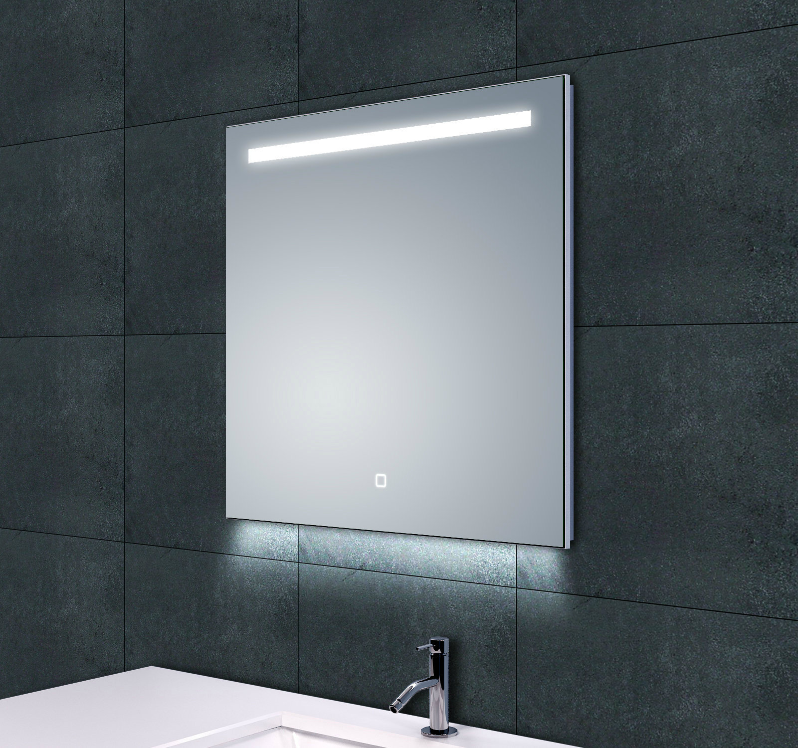 Arcon Dimbare Badkamerspiegel 60 x 60 cm LED