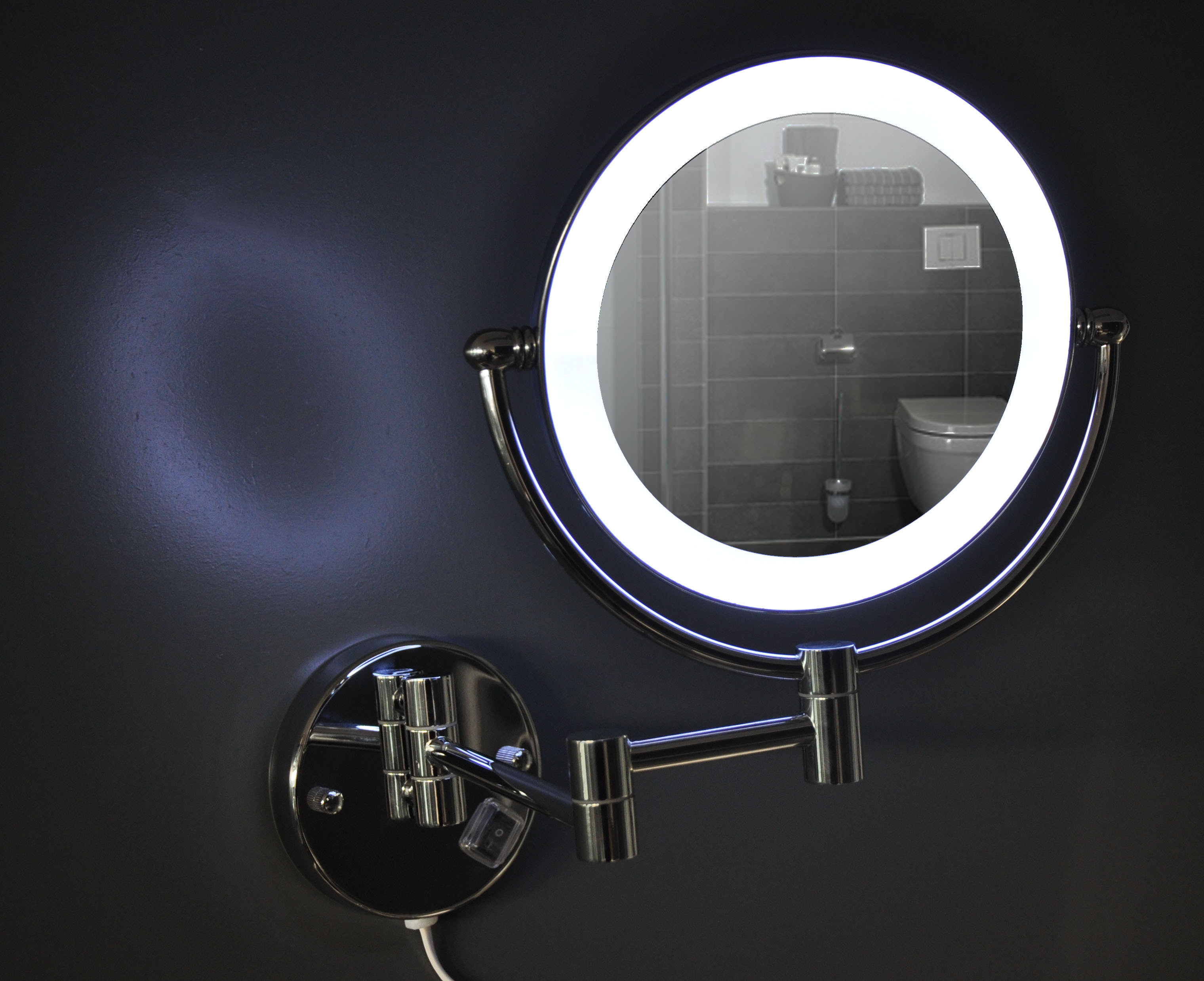 Arcon Scheer-en make-up spiegel met LED verlichting