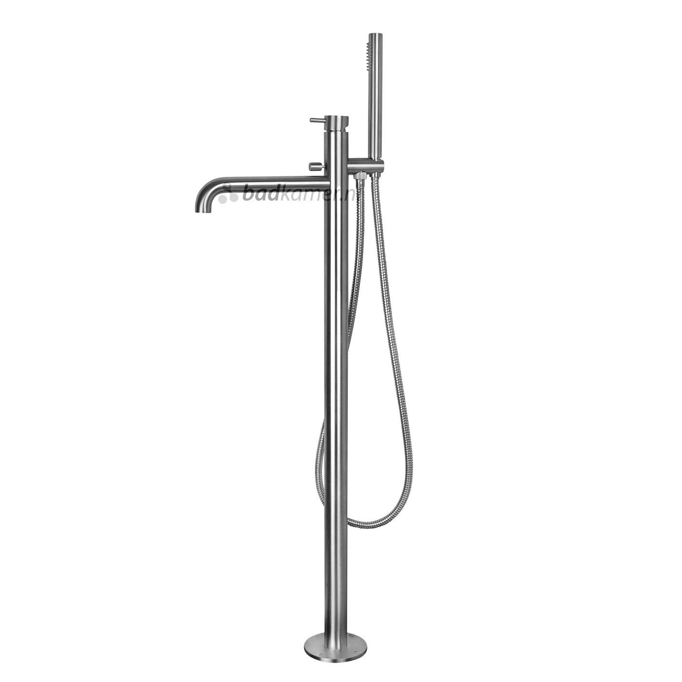 RVS Design Vrijstaande Badkraan met handdouche Mono 12