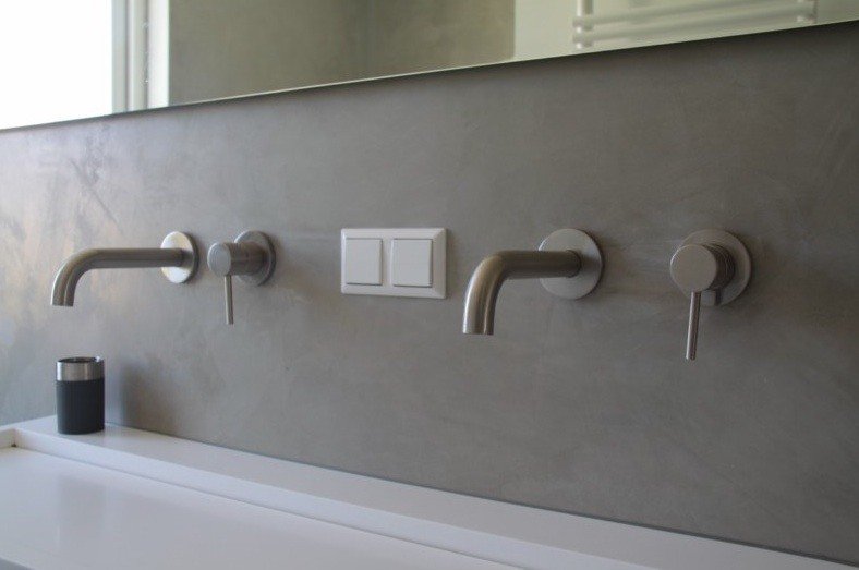 RVS Wastafelkraan Mono 1 set inbouw, RVS geborsteld RVS Wastafelkraan Mono 1 set inbouw, RVS geborsteld